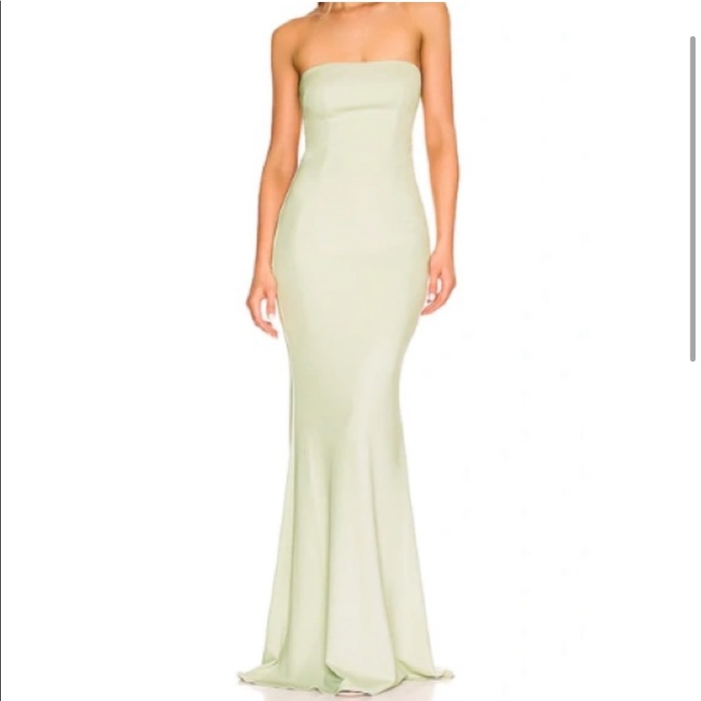 KATIE MAY Mary Kate Gown In Sage
